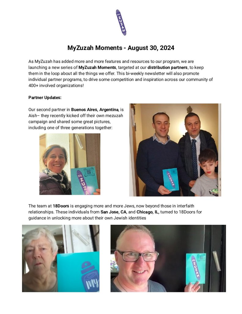 thumbnail of MyZuzah Moments – August 30, 2024